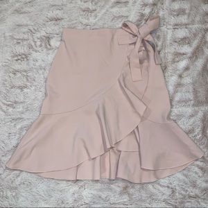 H&M Pink Flounce Skirt